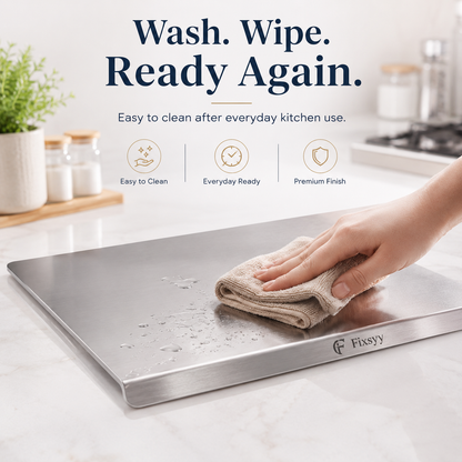 Fixsyy Stainless Steel Chopping Board