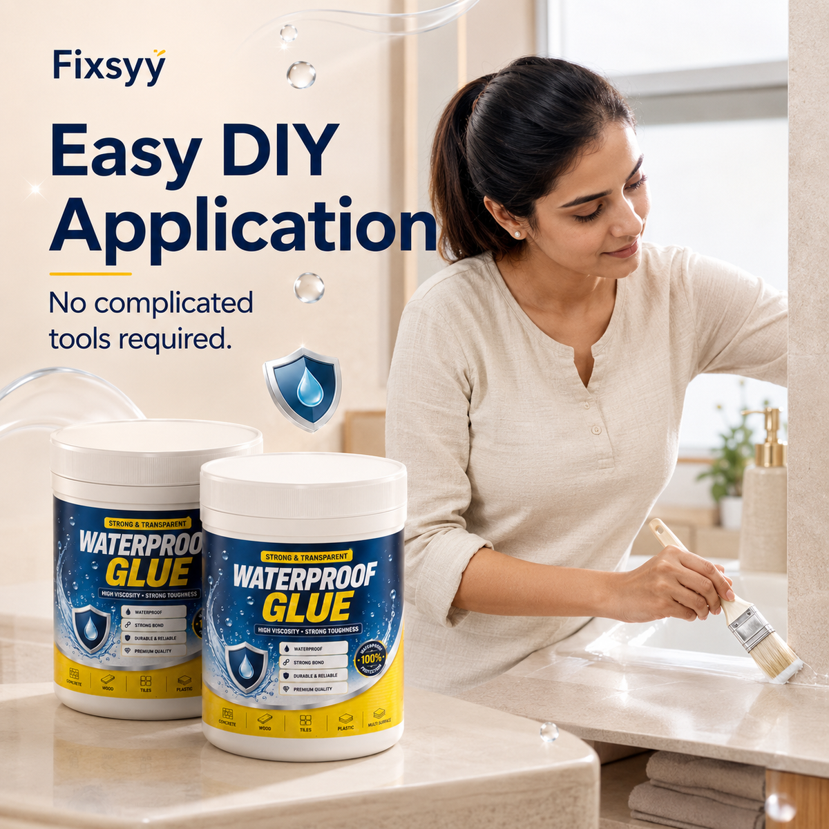 Fixsyy Waterproof Glue - Pack of 2