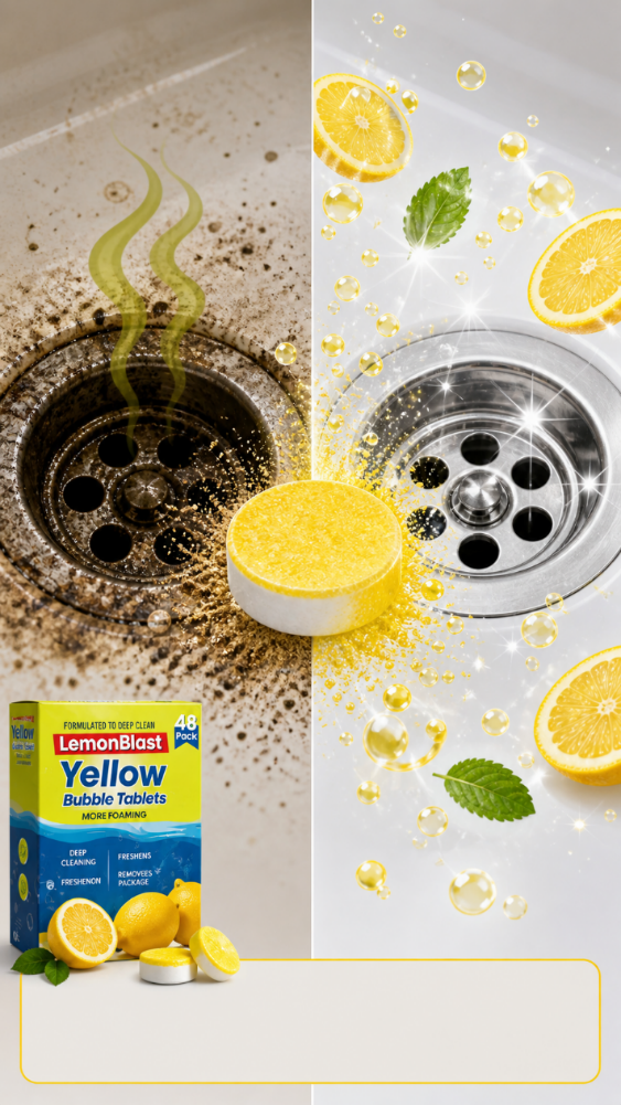 Deep Clean Bubble Tablets - Powerful Lemon Descaling Cleaner