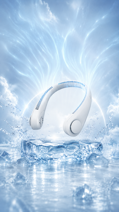 360° Cooling Neck Fan – Hands-Free Portable Personal Air Conditioner