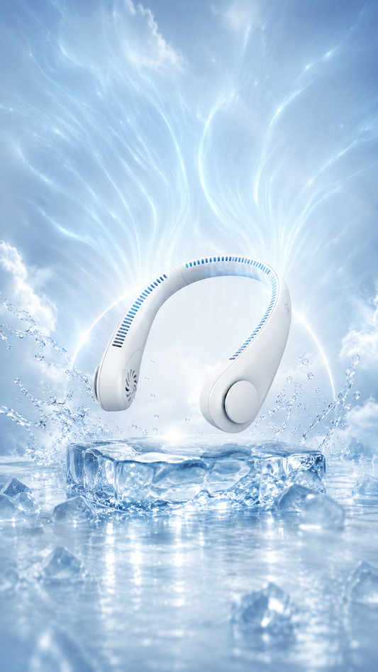 360° Cooling Neck Fan – Hands-Free Portable Personal Air Conditioner